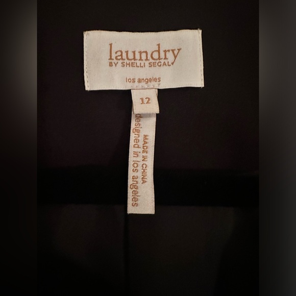 Laundry by Shelli Segal LA Blazer sleeveless women’s size 12 NWOT - Picture 4 of 7